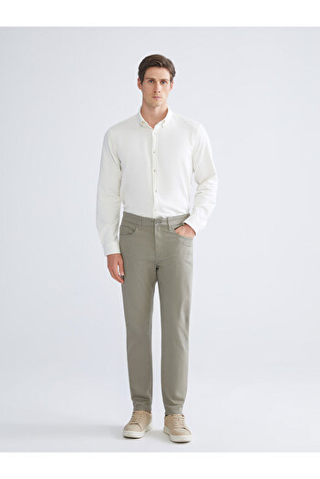 LC Waikiki Khaki Slim Fit Men's Chino Trousers