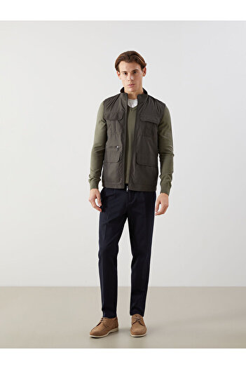 LC Waikiki Ανδρικό γιλέκο κυνηγιού Standard Fit Stand Collar