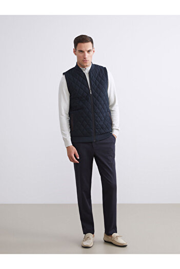 LC Waikiki Standard Mold College Collar Men's Vest