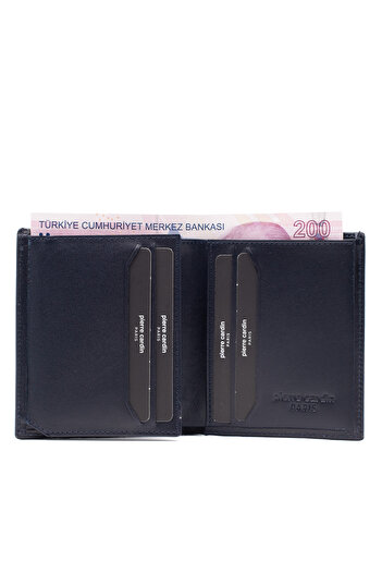 Pierre Cardin Navy Blue Analin Men's Wallet 1135L4Z