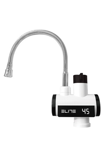 Elite Water heater EHD-2570, For countertop, 3300W, 360° rotation, Up to 120C, Display, IPX4, Silver