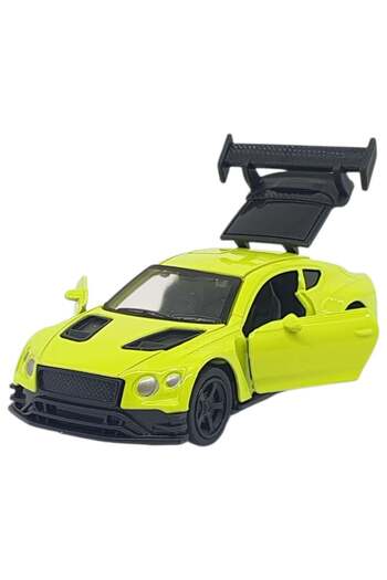 kapsulavm Pull and Drop Metal Small Cars 8 cm - 6411A - Light Green