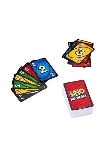 Uno Original Show 'em No Mercy Twist to Classic Card Game with Draw 10 Family Night Game Kids Adults