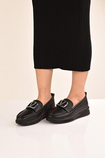 MODAONN Buckle Detail Women's Loafer