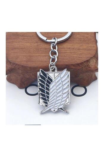 Köstebek Attack On Titan Logo Keychain