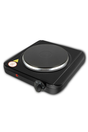rosberg Electric hotplate R51445BR, 1500W, Manual control, Black