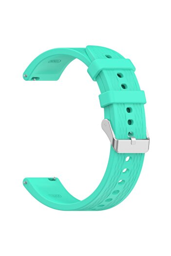 eR D L Universal silicone watch strap, strap width 18 mm, turquoise,