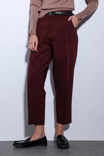 Antioch Burgundy Pensli Women's Trousers