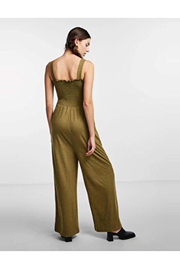 PIECES Pieces long jumpsuit, khaki