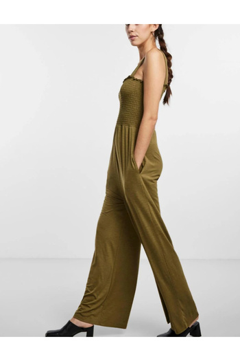 PIECES Pieces long jumpsuit, khaki