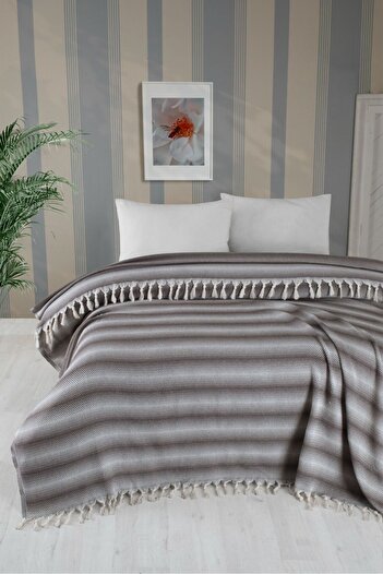 home otanticca Double Size Natural Hand-Tied Pike Mink