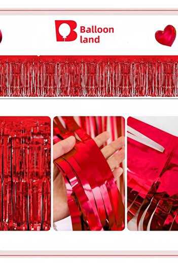 BALON DİYARI Red Table Skirt