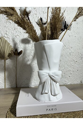 Zigzag Home Bohemian Decorative Vase Large Size Scandinavian 25 cm Height 13 cm Width