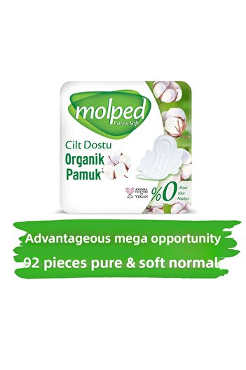 Molped Mega Deal Package - Pure Soft Normal Advantageous, 46 Pieces X 2 Pieces