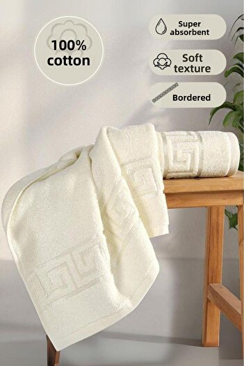 MODALİN Cotton Single Jacquard Greek Towel - 70 X 140