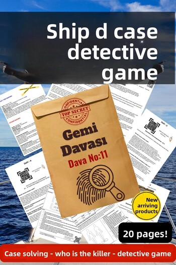 GameBulance Murder Solving Game - Detective Game - Who Is the Killer Game - Crime Solving Game - Ship Case