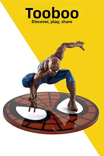 shop The Amazing Spider-Man Collectible Figure - Diorama Stand with Spider Logo
