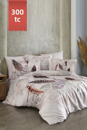VAROL Royal Satin Single 300Tc Duvet Cover Set - Muna