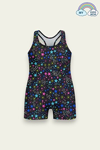 My Kids Wear Girl's Swimmer Jumpsuit Swimsuit 5-15 Years 11821