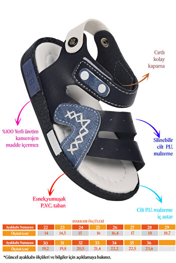 Kiko Kids Boy's Sandals Şb 2498-07