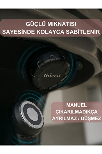 Gözcü Mobil Mega Takip Cihazı IOS Android Uyumlu Motor Araç Taşıt GPS Cihazı Su Geçirmez (5-10 Dakika Aralıklı)