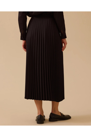 SCL Basic Skirt with Flexible Waist Pleats