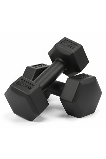 ÇAKABEY 1 KG Dambıl Plastik Dambıl 1 Adet Tekli Dumbell