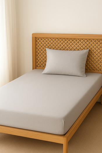 nefisenem 100% Cotton Fitted Sheet Set - Single Size