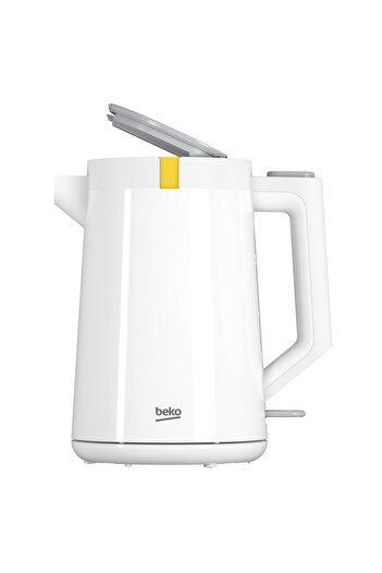 Beko Fierbător WKM4215W, 2000W, 1,7 litri, rotație 360°, indicator nivel apă, oprire automată
