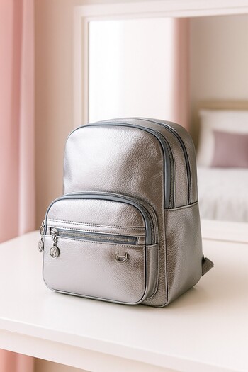 Newish Polo D Model Faux Leather Backpack - Washable