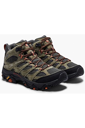 Merrell Moab 3 Mid Gtx J035791 Gore-Tex ®   Wibram Sole Unisex Boots Khaki