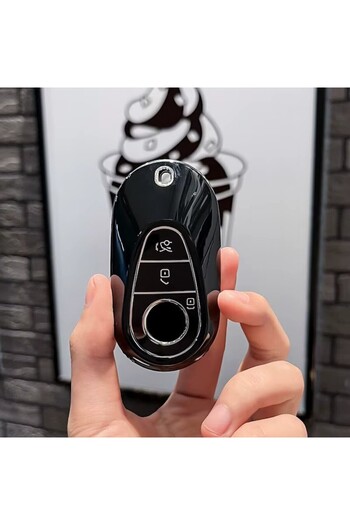 OEM Key Case for Mercedes Benz 2022 C S Class W206 W223 S350 C260 C300 S400 S450 S500 Black