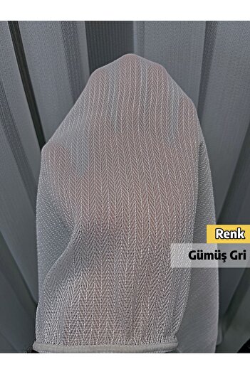 PERDEYERİ Ağır Gramajlı 1/3 KAT Pileli Yüksek Kalite Tül Perde
