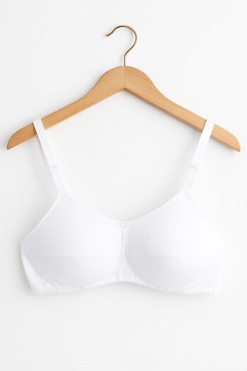 enmodaiçgiyim Promotion Price White Thin Sponge Supportless Women's Bra Without Underwire