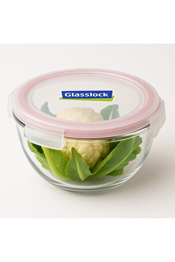 Glasslock Round Glass Storage Container 4000ml D-mbcb400 1 Piece