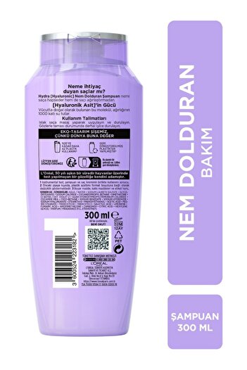 ELSEVE Hydra [hyaluronic] Nem İle Dolgunlaştıran Saç Bakım Seti - Şampuan+Saç Bakım Kremi+Serum+Maske+fırça