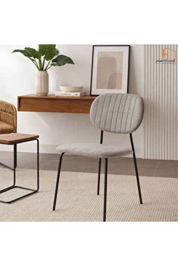Al Saada Home Single Fabric Chair - Beige
