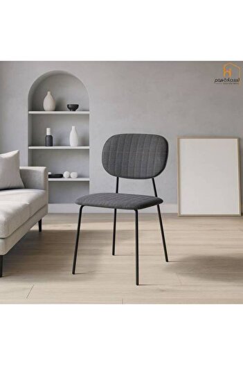 Al Saada Home Single Fabric Chair - Grey