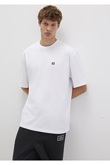 Mavi Pro White Basic T-Shirt Relaxed Fit / Comfortable Cut 0613090-620