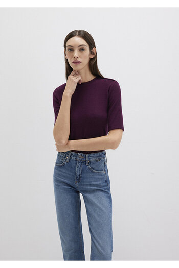 Mavi Burgundy T-Shirt Fitted / Bodycon Cut 1613332-70394