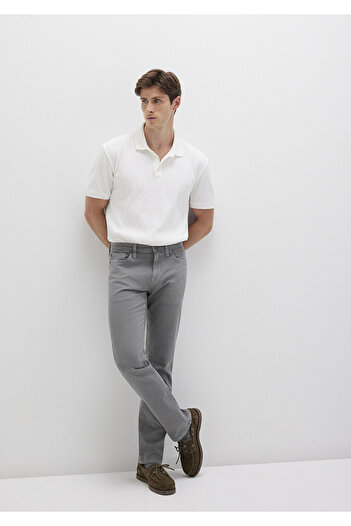 Mavi Martin Kalay Gray Comfort Gabardine Trousers 0037831022
