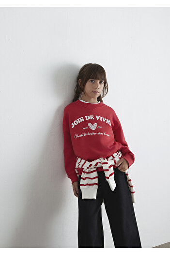 Mavi Printed Red Sweatshirt 7S10131-84538