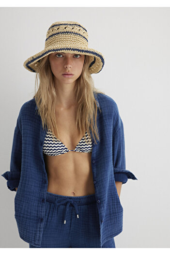 Mavi Striped Straw Hat 1912977-70055