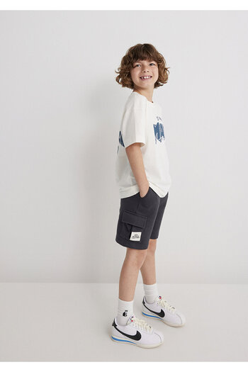Mavi Anthracite Cargo Shorts 6410013-70087