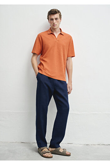 Mavi Orange Polo T-Shirt Loose Fit / Loose Relaxed Cut 0612945-90750