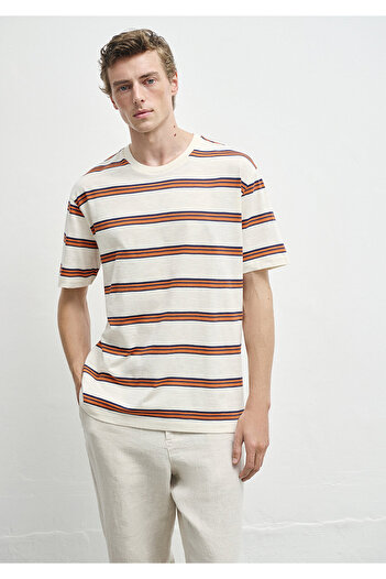Mavi Striped T-Shirt Loose Fit / Loose Relaxed Cut 0612947-70056