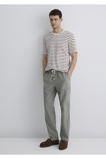 Mavi Green Lyocell Trousers 0010156-71484
