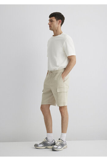 Mavi Beige Cargo Shorts 0410107-70039