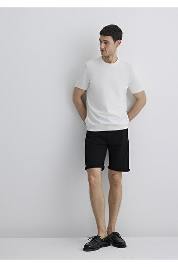 Mavi Brian Black Comfort Jean Shorts 0418423313