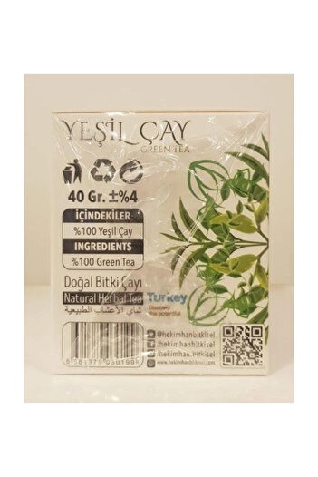 hekimhan bitkisel Green Tea 20-Piece Filtered Bags